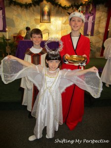 Pageant with word overlay